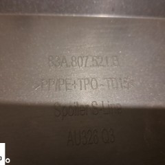 DOKŁADKA ZDERZAKA TYŁ AUDI Q3 S-LINE 83A807521B