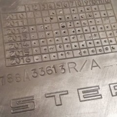 DACIA DUSTER LISTWA LEWA ZDERZAK TYŁ TYLNA