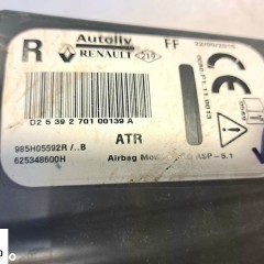 RENAULT CAPTUR CLIO IV AIRBAG FOTELA PRAWY 985H05592R