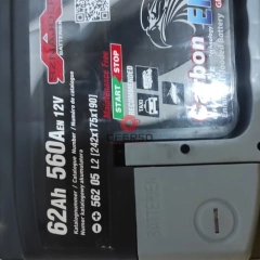 Akumulator Sznajder EFB 62ah- system start stop