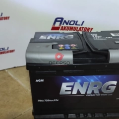 Akumulator ENRG AGM 70ah,/720A