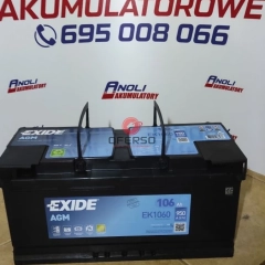 Akumulator Exide AGM 106ah/950a