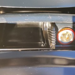 Dekor z Popielniczką Czarny Tunela Środkowego VW Sharan MK2 01 Gołdap