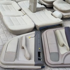 Fotele Komplet Welur Jasny Nie Grzane  Audi A6 C5 2.0 ALT Sedan Lift