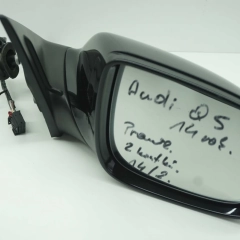 Audi Q5 8R prawe lusterko zewnetrzne Europa Lz9y ładne czarne 14/2 pin