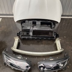RENAULT ESPACE 5 V 17r MASKA PAS PRZEDNI  LAMPY FULL LED BELKA ZDERZAKA KOMPLETNY PRZÓD LAMPA wzmocnienie czołowe