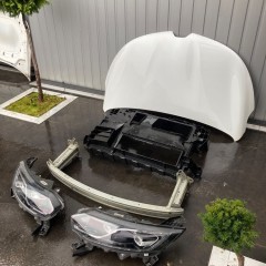 RENAULT ESPACE 5 V 17r MASKA PAS PRZEDNI  LAMPY FULL LED BELKA ZDERZAKA KOMPLETNY PRZÓD LAMPA wzmocnienie czołowe