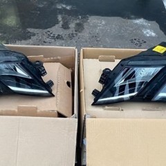 Skoda Octavia III 3 lift fl kompletne lampy przednie LAMPA PRZEDNIA LEWA PRAWA REFLEKTOR LEWY PRAWY PRZÓD FULL LED  LEDOWY  EUROPA FULLLED KOMPLET LAMP Wwa