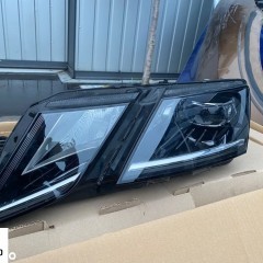 Skoda Octavia III 3 lift fl kompletne lampy przednie LAMPA PRZEDNIA LEWA PRAWA REFLEKTOR LEWY PRAWY PRZÓD FULL LED  LEDOWY  EUROPA FULLLED KOMPLET LAMP Wwa