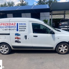 DACIA DOKKER BUDA dupa ĆWIARTKA PAS TYLNY  BŁOTNIK TYLNY DACH podłoga Wwa