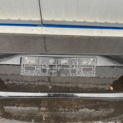 RENAULT LAGUNA 3 III ZDERZAK PRZEDNI PRZÓD z otworami otwory na spryskiwacze Wwa