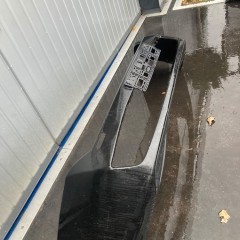 RENAULT LAGUNA 3 III ZDERZAK PRZEDNI PRZÓD z otworami otwory na spryskiwacze Wwa