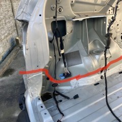 DACIA DUSTER 2 II ĆWIARTKA TYLNA LEWA BŁOTNIK TYLNY LEWY TYŁ TYLNI LEWY ćwiartka TYLNIA LEWA Wwa