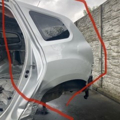 DACIA DUSTER 2 II ĆWIARTKA TYLNA LEWA BŁOTNIK TYLNY LEWY TYŁ TYLNI LEWY ćwiartka TYLNIA LEWA Wwa