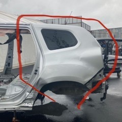 DACIA DUSTER 2 II ĆWIARTKA TYLNA LEWA BŁOTNIK TYLNY LEWY TYŁ TYLNI LEWY ćwiartka TYLNIA LEWA Wwa