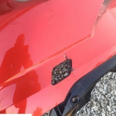 RENAULT MEGANE 4 IV ZDERZAK TYLNY TYŁ tylni OTWORY NA PDC 850220498R HB Wwa