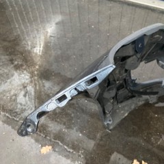 RENAULT MEGANE 3 III lift  ABSORBER + ZDERZAK PRZEDNI PRZÓD + GRILL CZASZ WZMOCNIENIE GRILLA PODSTAWA DOKŁADKA ZDERZAKA Wwa