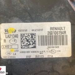 DACIA DUSTER 2 II lift LAMPA igła! PRZEDNIA PRAWA REFLEKTOR PRAWY PRZÓD przedni  260106194R Wwa