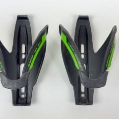 Koszyczki na bidon ELITE CUSTOM RACE SKIN Czarno Zielone
