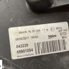 LAMPA PRAWY PRZÓD PEUGEOT 207  89901094