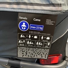 Przyczepka rowerowa dla 2 dzieci Lionelo Cama