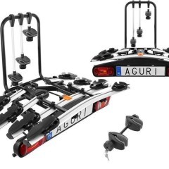 Bagażnik na 4 rowery Aguri Active na hak zamykany dostawa 0zł