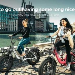 Rower elektryczny ENGWE L20 kolory: różowy, czarny, biały, zielony