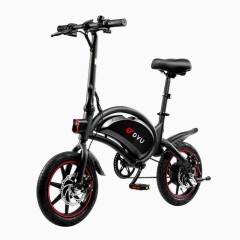 Składany rower elektryczny DYU D3F 250W 36V10AH 14cali czarny