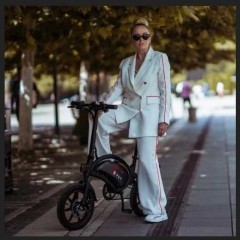 Składany rower elektryczny DYU D3F 250W 36V10AH 14cali czarny