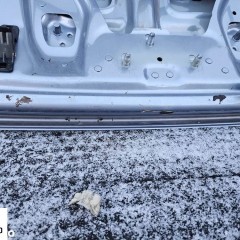 Klapa Bagaznika Szyba Srebrna Szara Audi A3 8P Sportback 5 D Drzwi