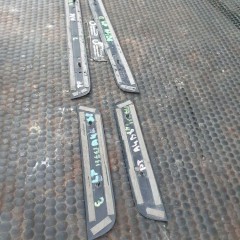 Listwa Listwy Progowe Ozdobne Drzwi S-Line Nakładki Komplet Przód Tyl AUDI A4 B8 Sedan Kombi