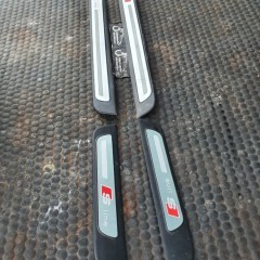 Listwa Listwy Progowe Ozdobne Drzwi S-Line Nakładki Komplet Przód Tyl AUDI A4 B8 Sedan Kombi