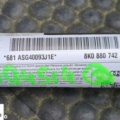 Kurtyna Boczna 8K0880741D 8K0880742D Kurtyny Poduszka Powietrzna Air Bag Lewa Prawa Audi A4 B8 Sedan Kombi