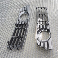 Kratka Halogen Srodkowa Zderzaka Ramka Chrom Maskownica AUDI A4 B6