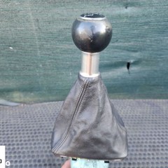 Gałka Mieszek Czarna S-Line Skóra Lewarek Zmiany 6 Biegów Manual Audi A4 B6 B7