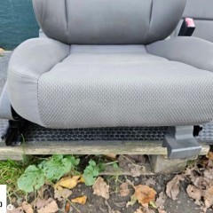 Fotele Fotel Kanapa Skladana Welur Szare Swing Podlokietnik Audi A4 B6 Sedan Kombi Komplet