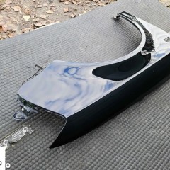 Błotnik Nadkole Przod Przedni LY9B Czarny Prawy Audi A4 B7 Sedan Kombi