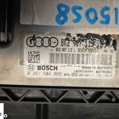 Komputer 8K2907115S 8K2907115L 0261S04865 Moduł Sterownik Silnika Silnik 2.0 TFSI Benzyna Audi A4 B8 A5 8T