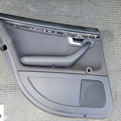 Boczek Boczki Drzwi Czarny Welur Soul Komplet Korbka Tyl Audi A4 B6 B7 EUROPA