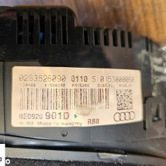 Licznik 8E0920901D 0263626090 Zegary Wskazniki Obudowa Europa 1.9 2.0 TDI Audi A4 B7