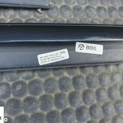 Listwa Listwy Zgarniajace Ramki Szyb Chrom Oklejone Czarne AUDI A4 B8 Sedan