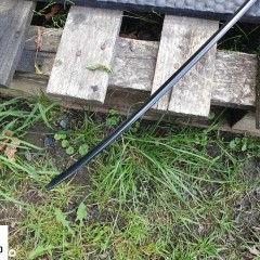 Listwa Listwy Zgarniajace Ramki Szyb Chrom Oklejone Czarne AUDI A4 B8 Sedan