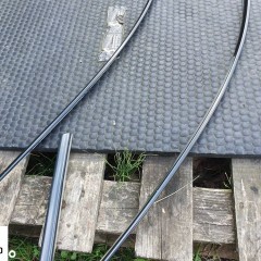 Listwa Listwy Zgarniajace Ramki Szyb Chrom Oklejone Czarne AUDI A4 B8 Sedan