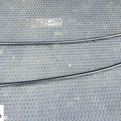 Listwa Listwy Zgarniajace Ramki Szyb Chrom Oklejone Czarne AUDI A4 B8 Sedan