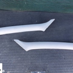 Osłony Osłona Poszycie Słupka Słupków Podsufitki Tapicerka VW Golf IV 4 3D 3 Drzwi