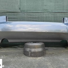 Zderzak Tyl Tylny Szary LX7Z 8E5807521 Listwa Chrom Dokladka Audi A4 B6 Sedan