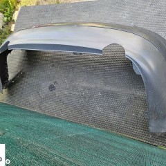 Zderzak Tyl Tylny Szary LX7Z 8E5807521 Listwa Chrom Dokladka Audi A4 B6 Sedan