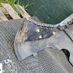 Zderzak Tyl Tylny Szary LX7Z 8E5807521 Listwa Chrom Dokladka Audi A4 B6 Sedan