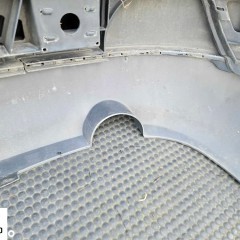 Zderzak Tyl Tylny Szary LX7Z 8E5807521 Listwa Chrom Dokladka Audi A4 B6 Sedan