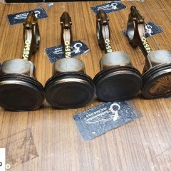 Tłok Tłoki BHS 06BA Korbowód Korba Panewki 2.0 ALT 20V Audi A4 B6 A6 C5 VW